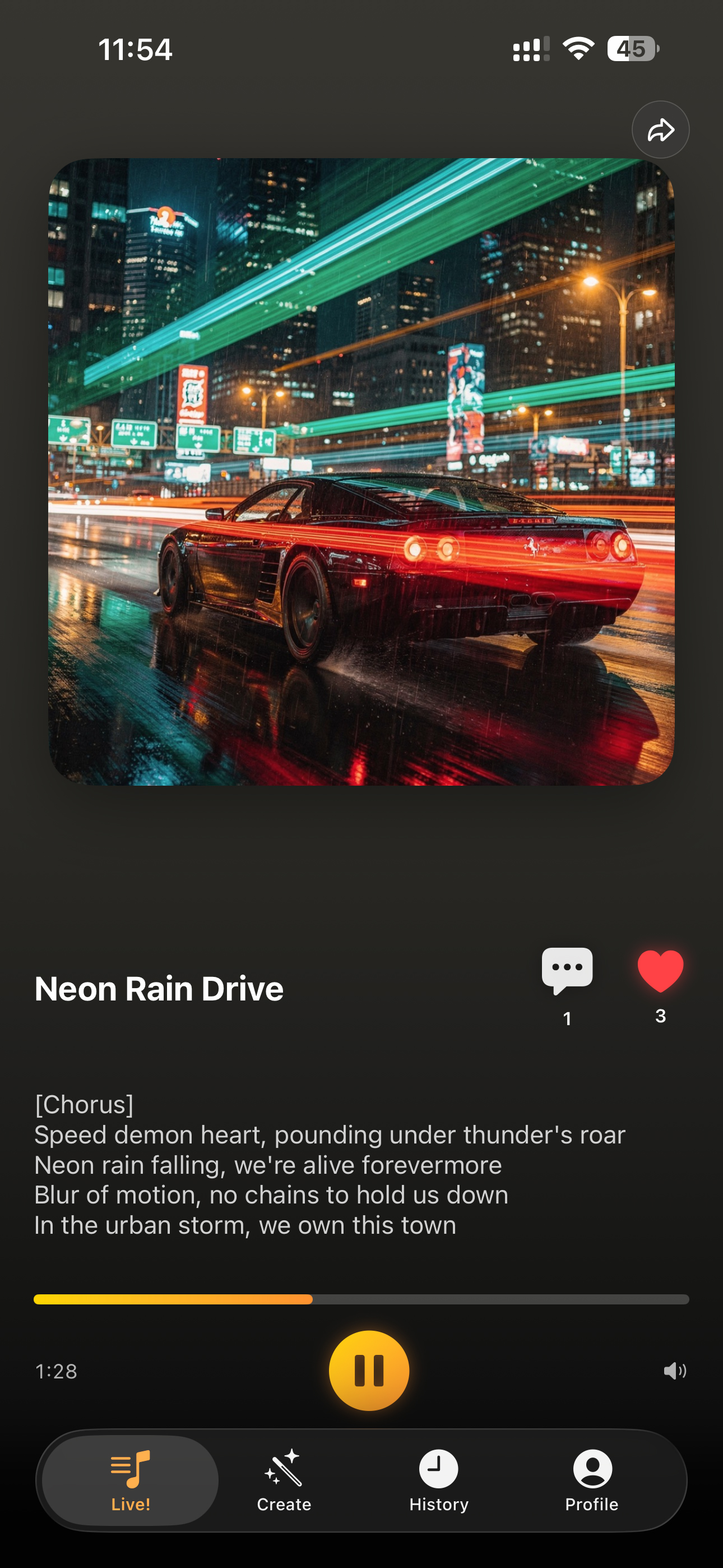 Global Community Feed for AI Generated Music